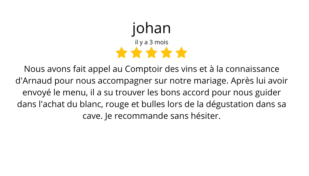 MARIAGE ET EVENEMENT AVIS GOOGLE 2